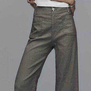 NWT Anthropologie Maeve Collette full length wide leg pants size 30 Tall